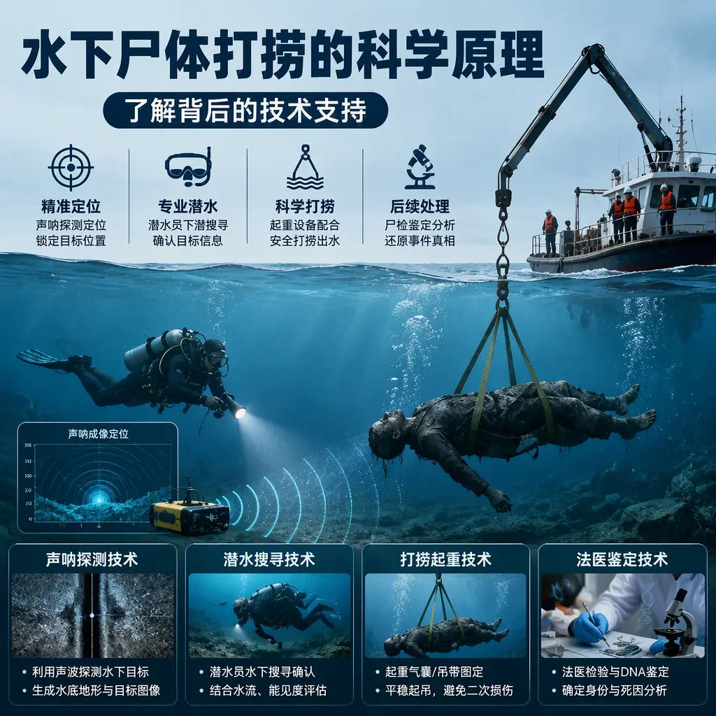 洛阳水下尸体打捞的科学原理，了解背后的技术支持